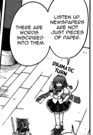 Newspapers have words on them